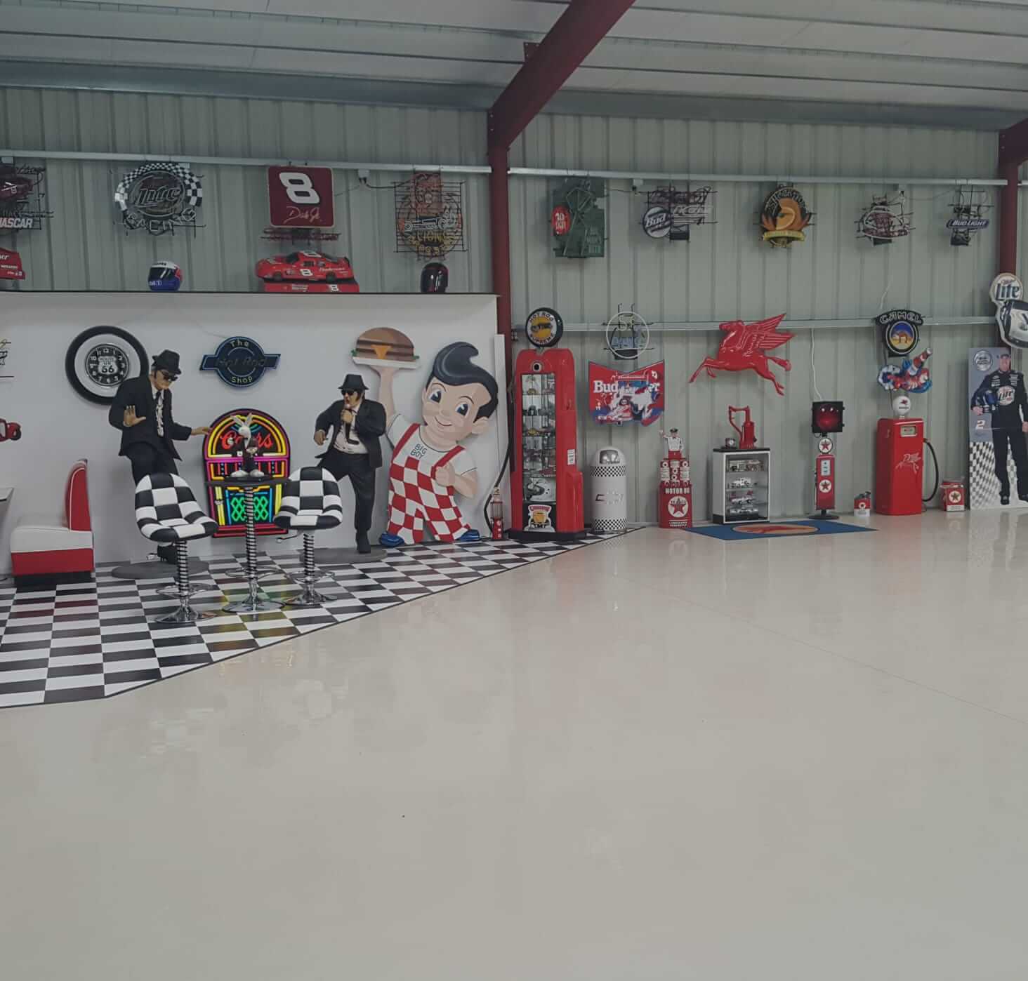finished garage floor