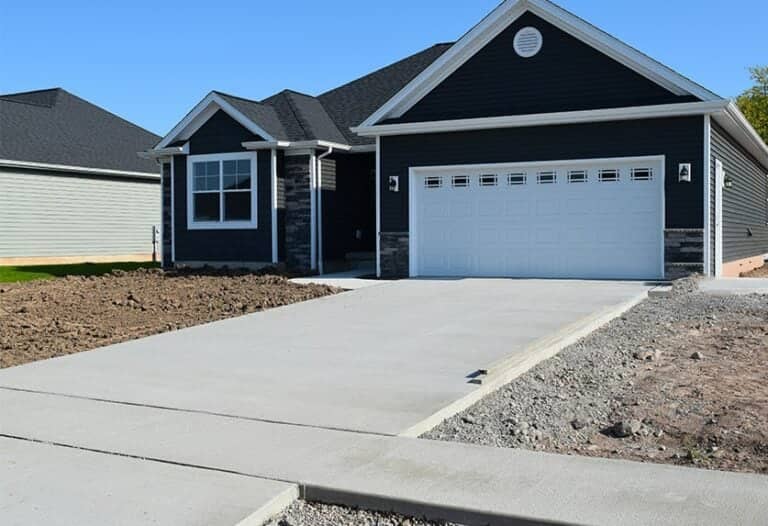 concrete driveway in need of sealant