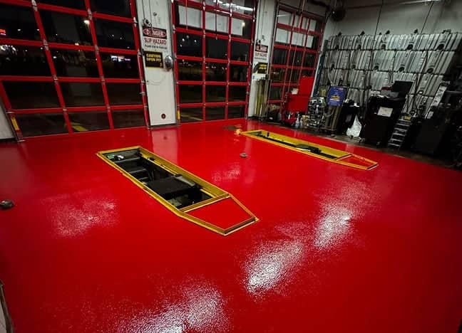 epoxy for auto repair shop