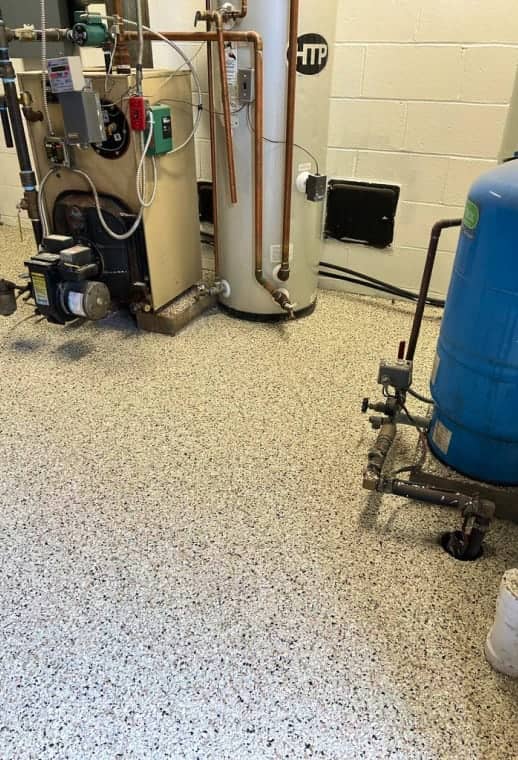 basement epoxy installation