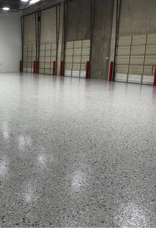 commercial epoxy flake install