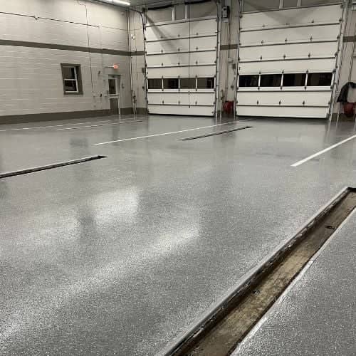 epoxy floors for fire department garage