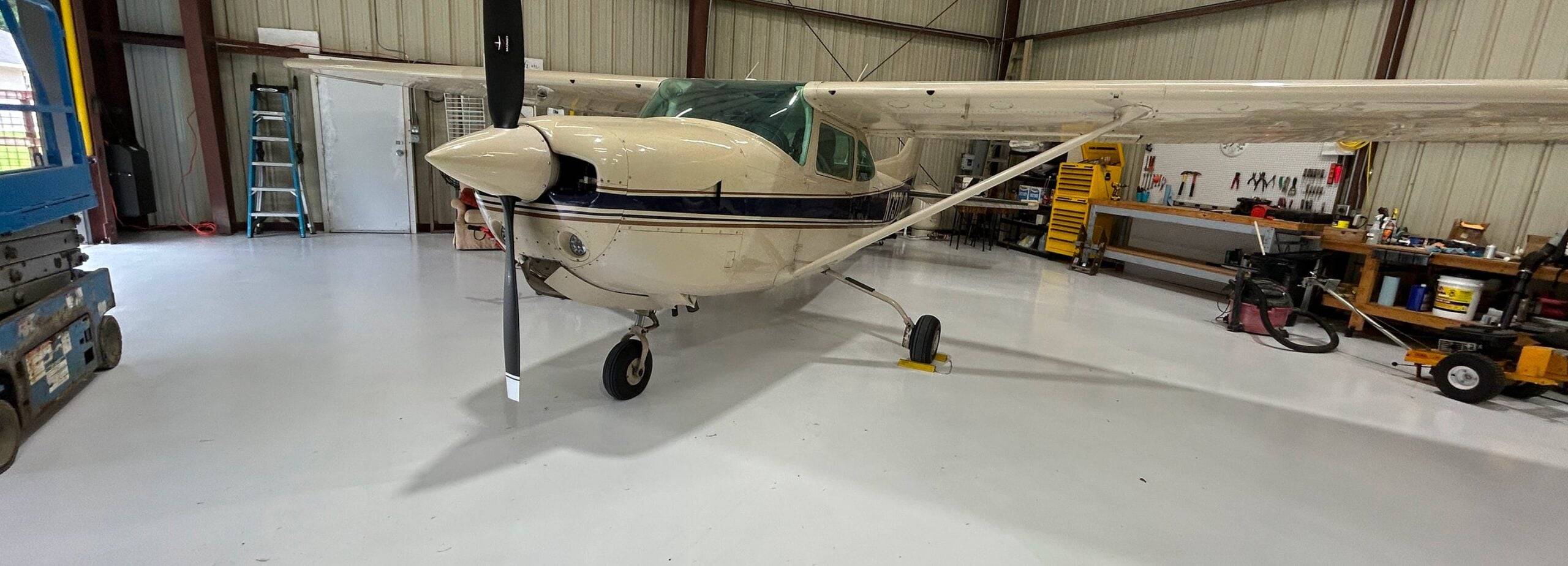 epoxy floors for airplane hangars