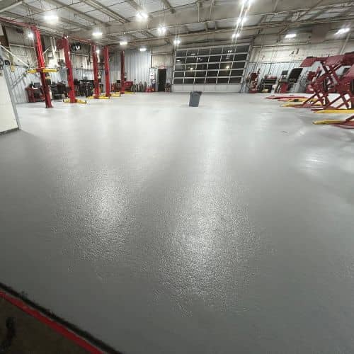 toyota repair center epoxy floors