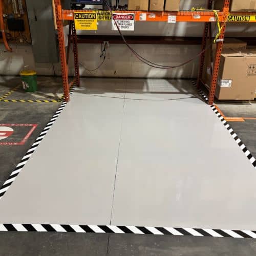 warehouse epoxy markings