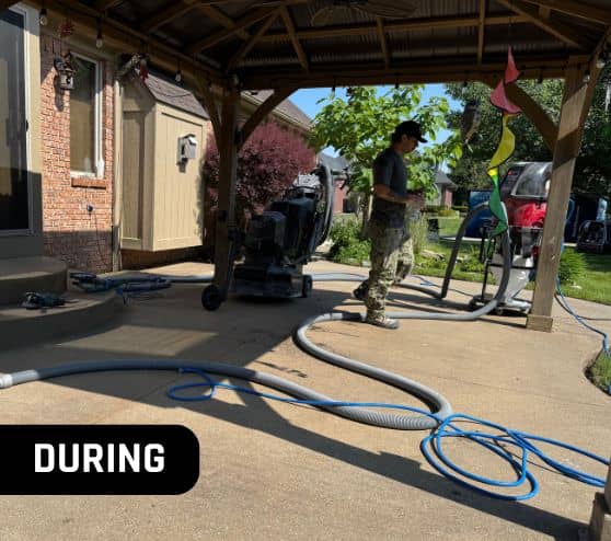 MACH ONE® installing new epoxy flooring