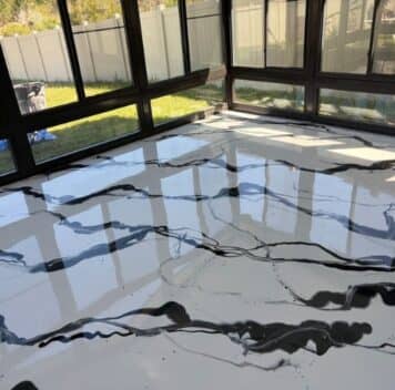 Solid Epoxy Floor Project for Homeowner in Odessa, FL