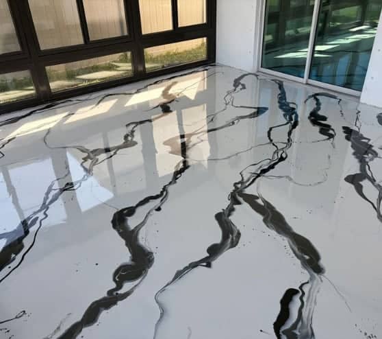 Solid Epoxy Floor Work for Homeowner in Odessa, FL