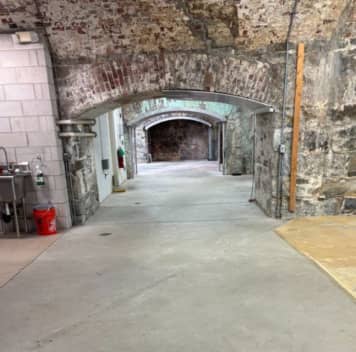 Before Epoxy Casemate Museum in Ft. Monroe, VA