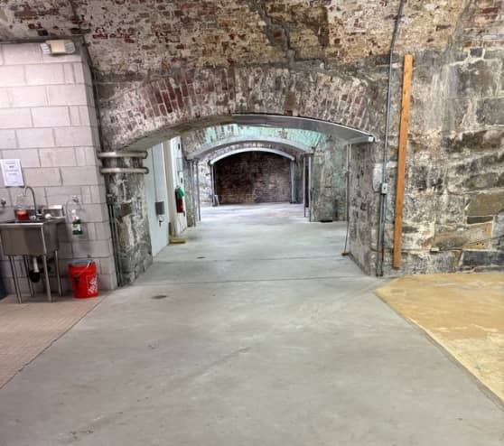 Before Epoxy Casemate Museum in Ft. Monroe, VA