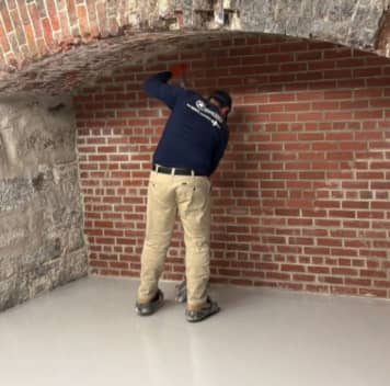 During Work MACH ONE Norfolk Casemate Museum in Ft. Monroe, VA