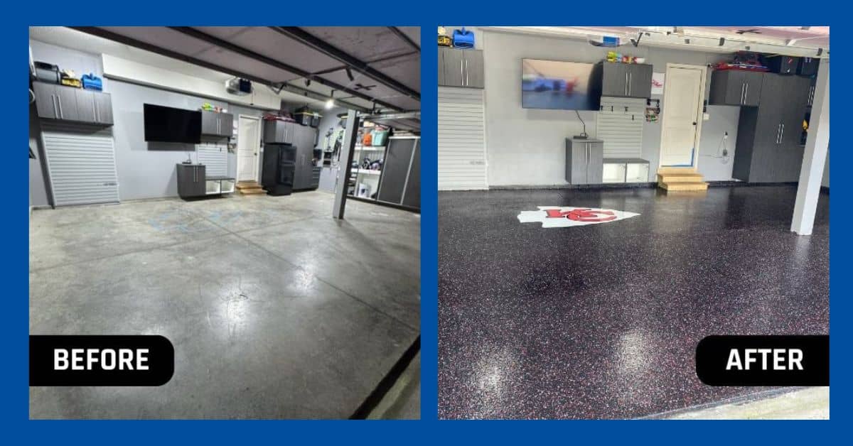 kansas city chiefs garage before and after