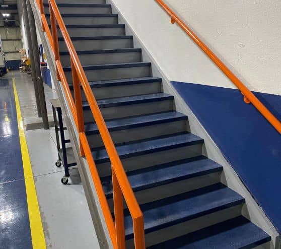 epoxy coatings on stairs