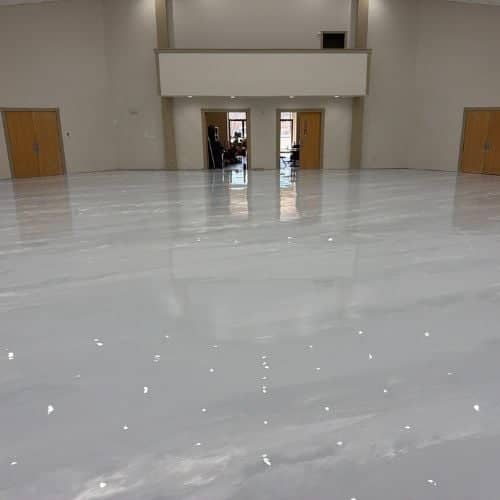 church epoxy flooring