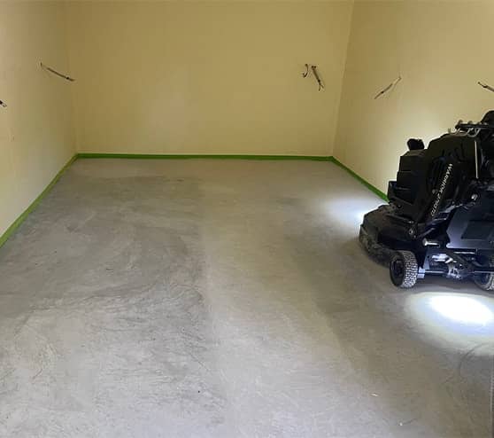storag shed before new flooring installed