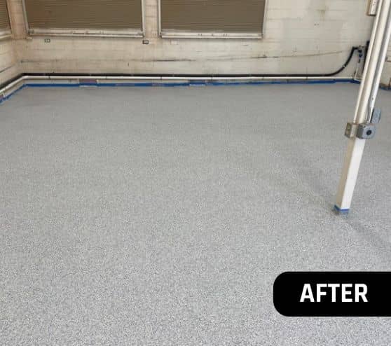 James​ ​McKnight​ ​Park concession stand with new epoxy flooring