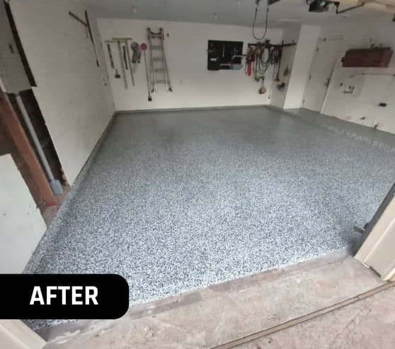 After Concrete Floor Repair for Homeowner in Kingwood, TX