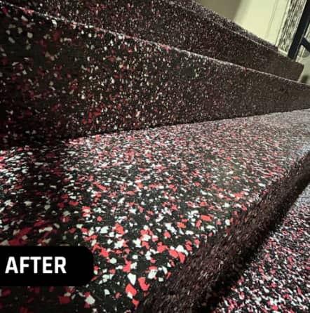 After Epoxy Flake Flooring for Houston Granite Remnants in Houston, TX