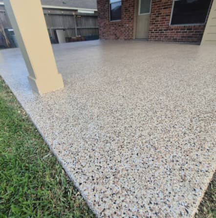 After Epoxy Flake Flooring Project for Homeowner in Splendora, TX