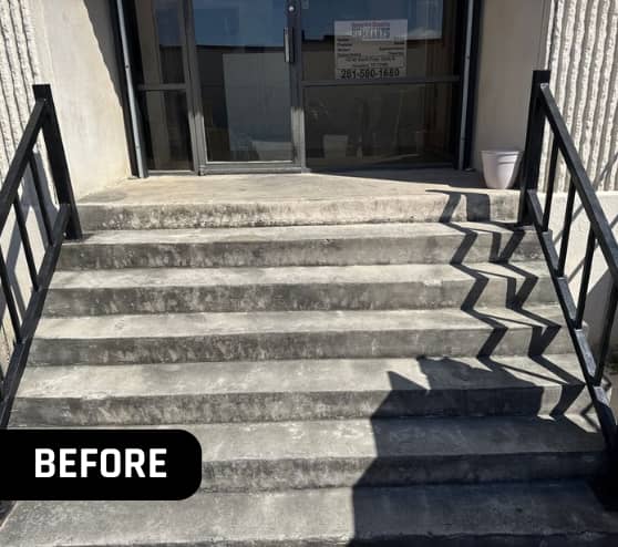 Before Epoxy Flake Flooring for Houston Granite Remnants in Houston, TX