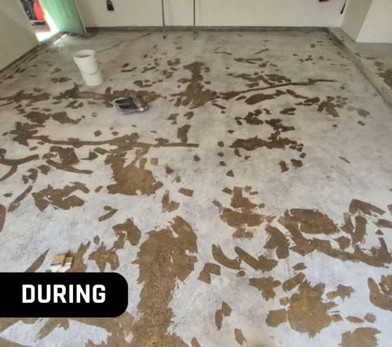 During Concrete Floor Repair for Homeowner in Kingwood, TX