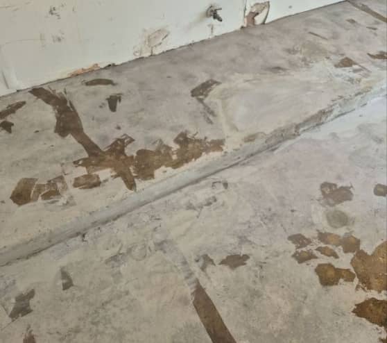 During Concrete Floor Repair Project for Homeowner in Kingwood, TX