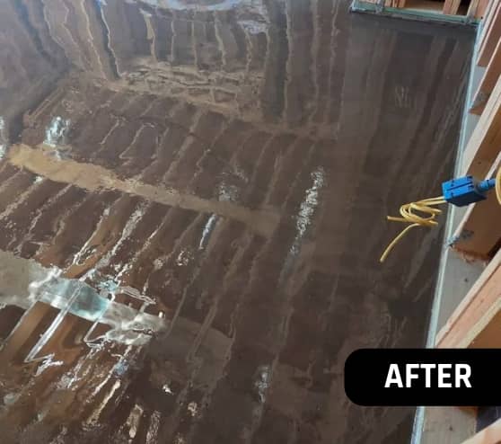 After Moisture Barrier Epoxy Project for Homeowner in Hockley, TX