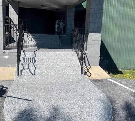 Keystone State Sports with new epoxy flooring