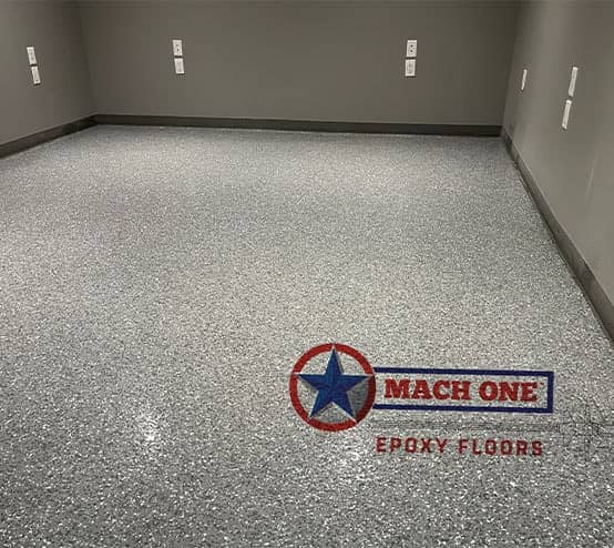 freshly installed epoxy flooring for West End Fire Rescue