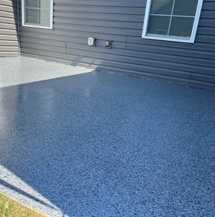 nightfall epoxy flooring for homeowner patio
