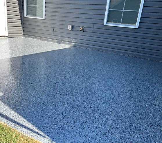 nightfall epoxy flooring for homeowner patio
