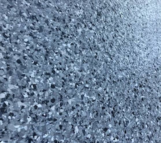 close-up of nightfall flake epoxy