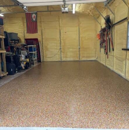 new epoxy flooring for mach one nashville west garage
