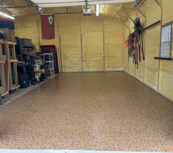 new epoxy flooring for mach one nashville west garage