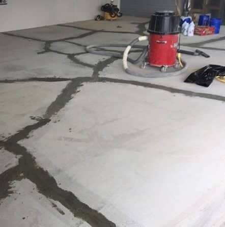 garage floor concrete repair