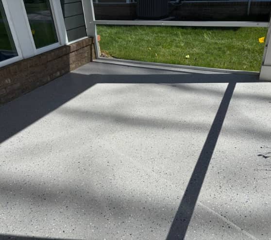 Acadia Epoxy Flake Flooring Project for Homeowner in Suffolk, VA