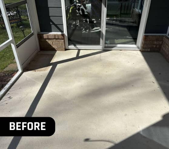 Before Acadia Epoxy Flake Flooring for Homeowner in Suffolk, VA