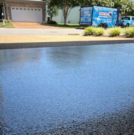 comet epoxy flake flooring for homeowner garage