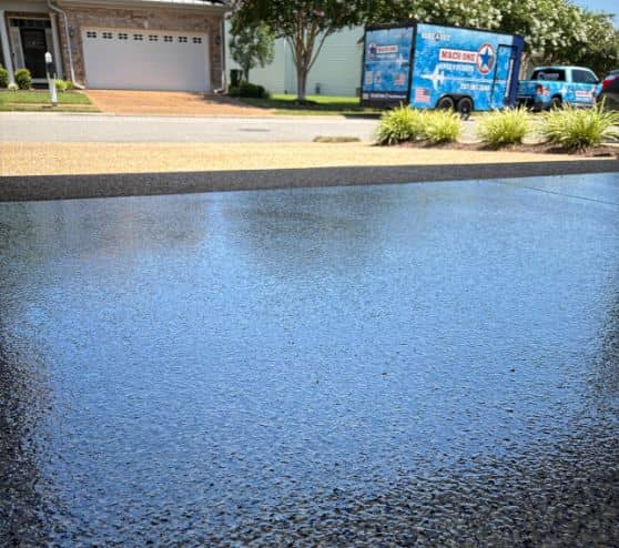 comet epoxy flake flooring for homeowner garage