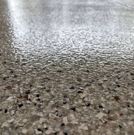 Dakota Grey Epoxy Flake Flooring Project for Homeowner in Norfolk, VA