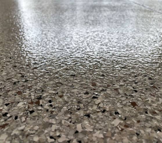 Dakota Grey Epoxy Flake Flooring Project for Homeowner in Norfolk, VA