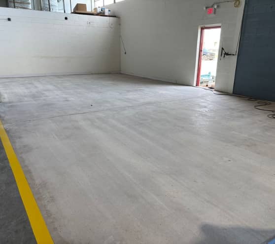During Epoxy Flake Flooring Project for Paramount Sleep Company in Norfolk, VA