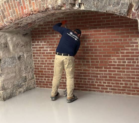 During Work MACH ONE Norfolk Casemate Museum in Ft. Monroe, VA