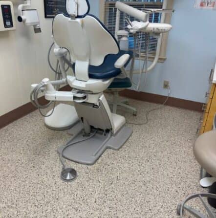 Morrison Dental Group with new epoxy flake flooring