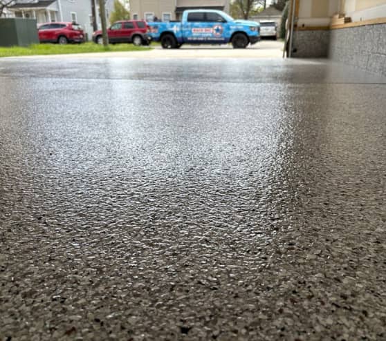 Epoxy Flake Flooring Work for Homeowner in Norfolk, VA