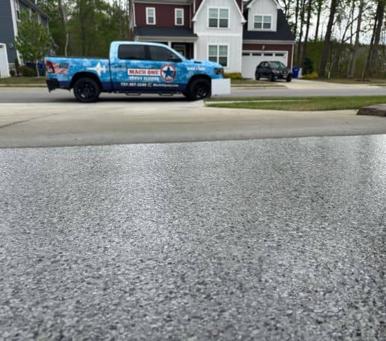 MACH ONE® truck and homeowner new garage