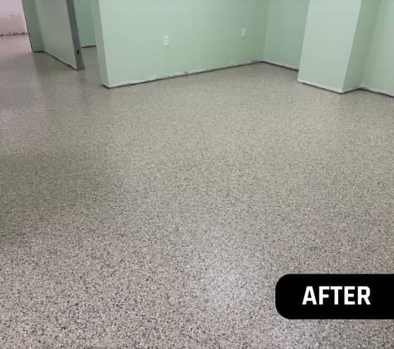 Lucky Pups Pet Wash with new flooring