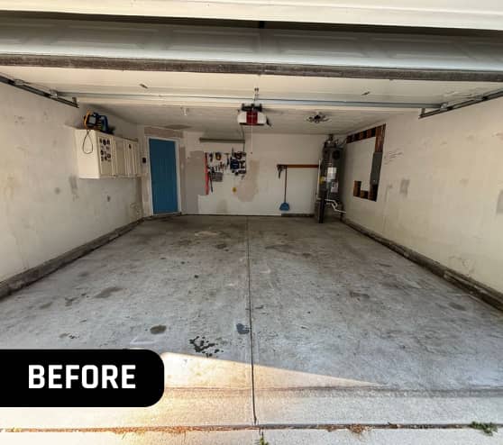 Before Gravel Flake Blend Project for Homeowner in Suffolk, VA