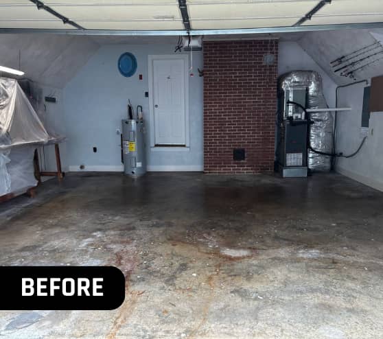 Cappuccino Epoxy Flake Flooring for Homeowner in Suffolk, VA