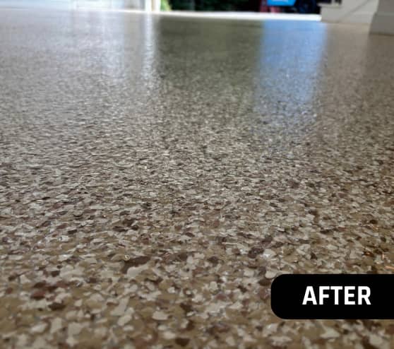 After Coating Epoxy Garage Flooring for Homeowner in Suffolk, VA